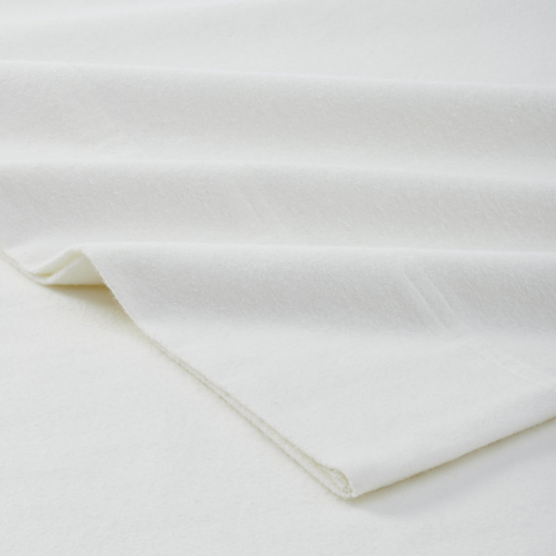 Ensemble de draps 100% flanelle toutes saisons, Ivoire ivoire, Ensemble de draps pour lit double