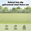 Vidaxl Fence With Posts Steel-116797772-116797798