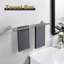 Double barre à serviettes en acier inoxydable SUS 304, porte-serviettes mural pour salle de bain-104901286-104901290
