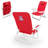 NCAA Folding Beach Chair-12505645-12505583