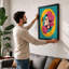 Woman in Bloom Modern - Framed Print-620182677-620182763