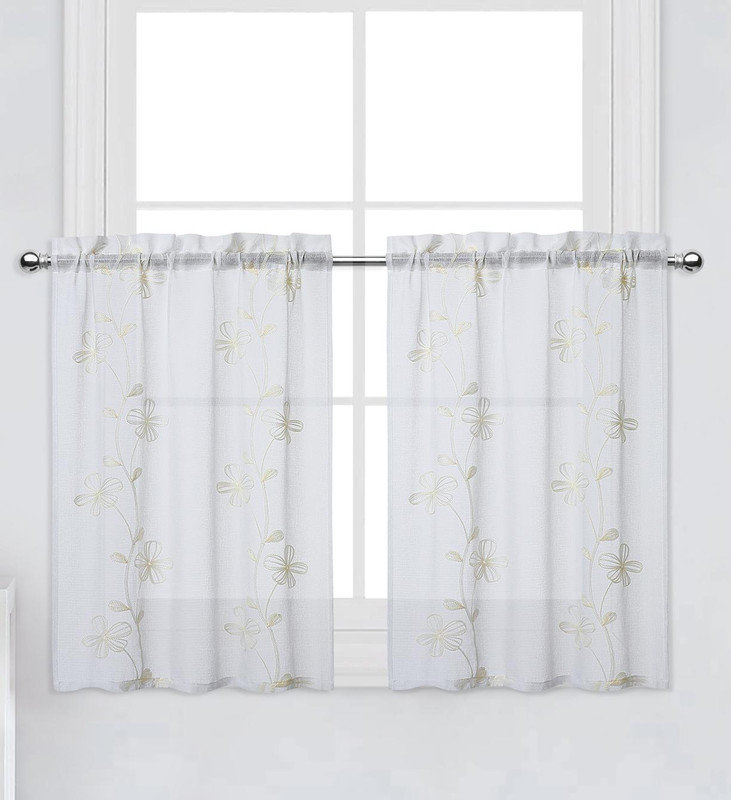 Anuel Curtain, 66.04cm Width x 114.3cm Drop, Gold