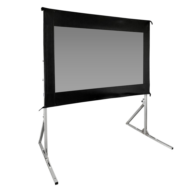 Light-On Grey 29.5" x 52.4" Portable Folding Frame CLR Projector Screen