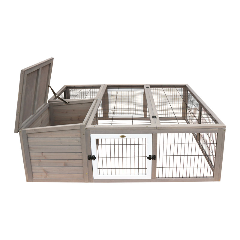 Calirae Weather Resistant Small Animal Hutch
