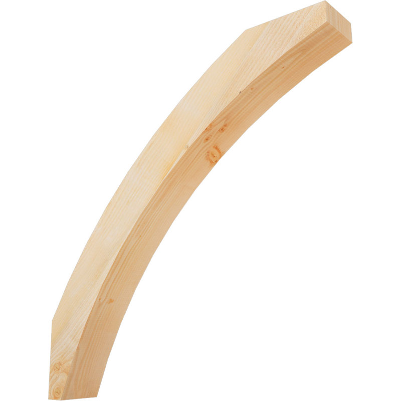 Genouillère Thorton, Sapin Douglas de 6 po (sciage brut), 40 po X P 40 po H