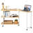 Ercan L-Shaped Metal Base Writing Desk-983651946
