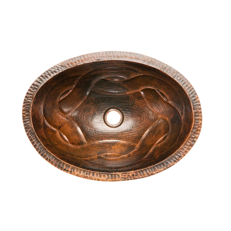 Ensemble de lavabo et de drain pour salle de bain Premier Copper Products BSP5_LO19FBDDB-P, Bronze frotté à l'huile