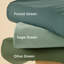 Housse de couette vert olive très grand pour lit et ensemble de literie pour enfants et adultes (ensemble de 3)-109724488-109724470
