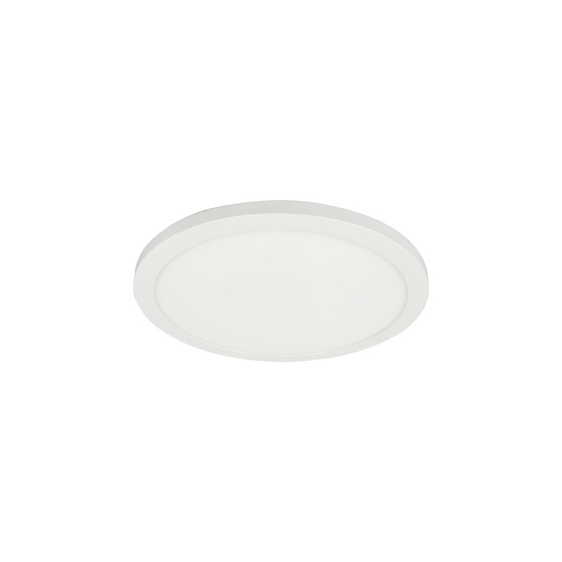 Nashea LED Flush Mount, Matte White, 16" Dia.