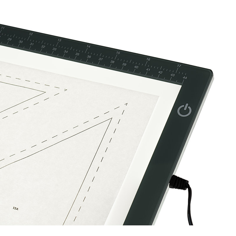Lampe de bureau lumineuse à plaquettes 14 po led