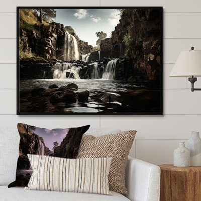 " Waterfall River Scenery I "