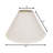 Deep Cone Hardback No Slub Fabric Lampshade with Washer Fitter for Table Lamps-1831226729