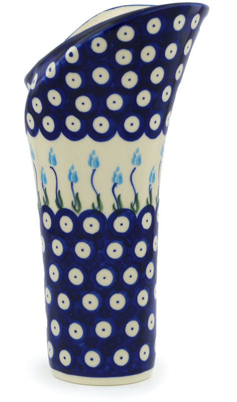Peacock Handmade Stoneware Table Vase