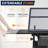 Adjustable Height Tempered Glass Steel Drafting Table