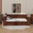 Full Size Daybed With Removable Desk, Storage Drawers And Hydraulic Side Table-110935679-110935673