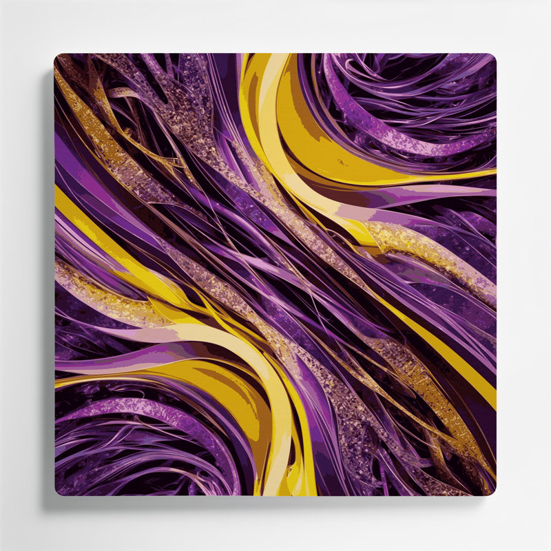 Art numérique abstrait 68, "Digital Abstraction", H 32 po x l 32 po