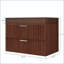 Meuble-lavabo flottant moderne de 30 po avec plateau en pierre frittée sans soudure-311718899