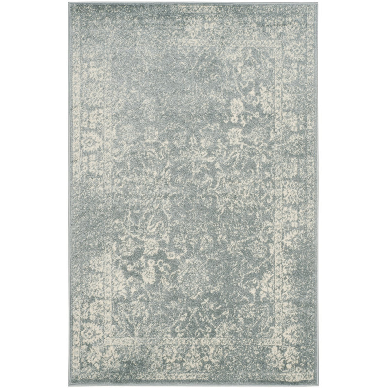 Stromsburg Area Rug, Slate/Ivory, Rectangle 122 x 183 cm