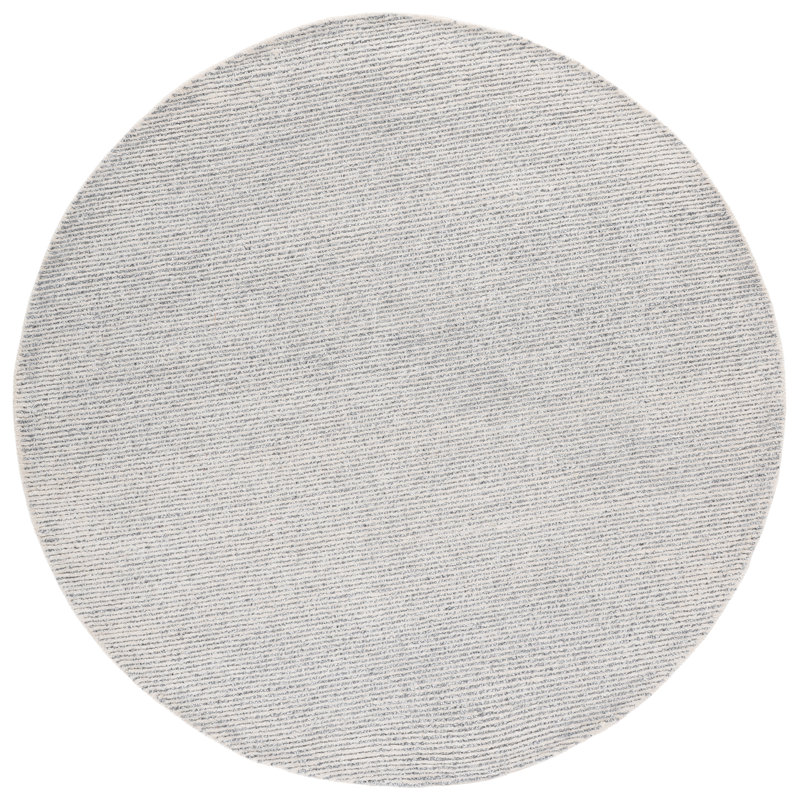 Abstract Hand Tufted Performance Abstract Indoor Rug, Round 6'