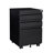 3-Drawer Mobile Filing Cabinet With Lock, Office Storage Filing Cabinet-114240999