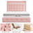 Upholstered Platform Bed with LED Lights, Charging Port, Floating Bed-2140033194-2083676636