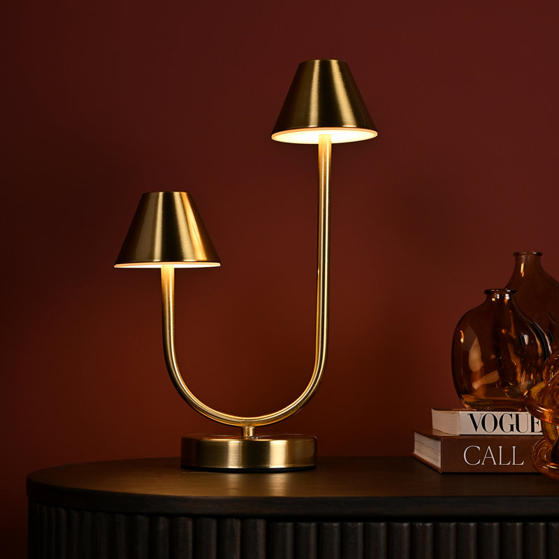 Deeana Metal Table Lamp, Bronze