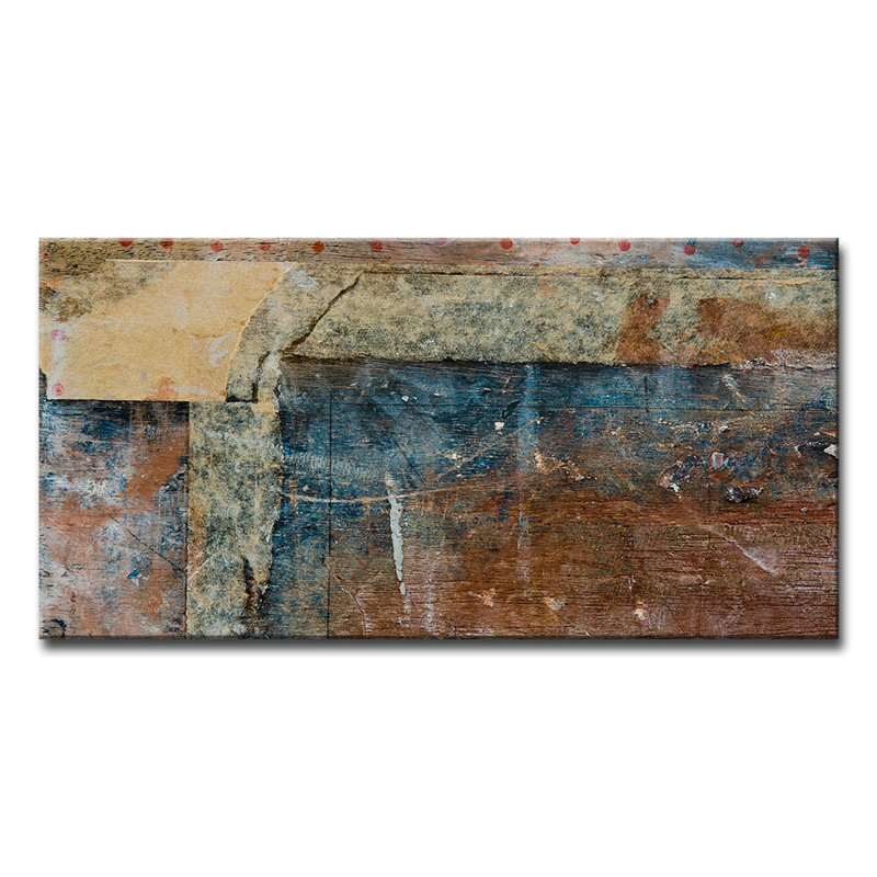« abstract abs xiii », impression sur toile tendue encadrée, H 12 po x l 16 po x P 1,5 po