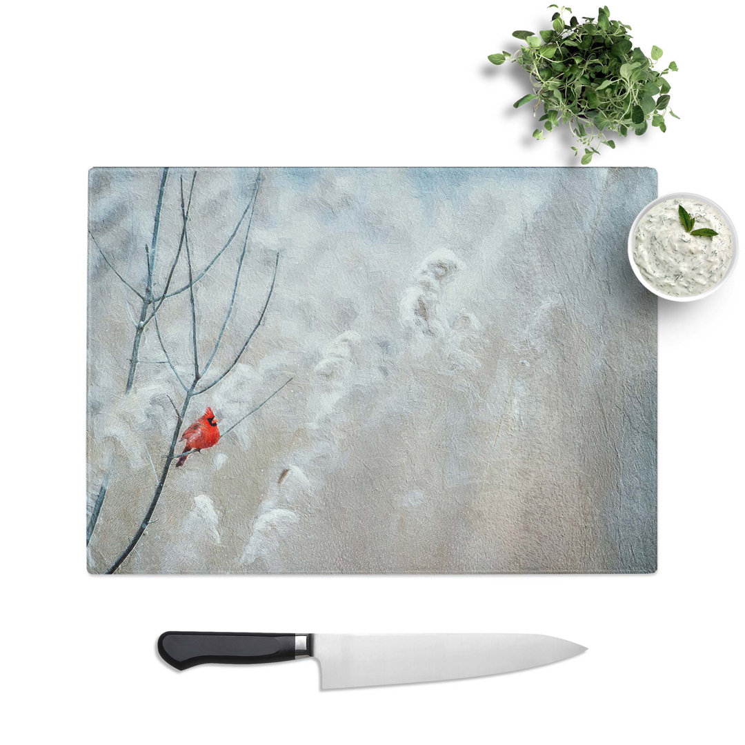 Tempered Glass Bird Chopping Board