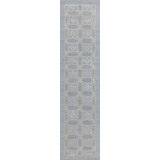 Christina Geometric Area Rug in Ivory/Platinum