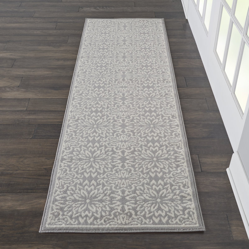 Guilian Damask Indoor Rug, Runner 2'3" x 7'3"