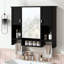 Armoire de salle de bain murale moderne, armoire de salle de bain avec miroir, armoire à pharmacie avec barre à serviettes-1789159360