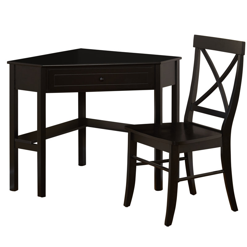 Ensemble de bureau d'angle et chaise
