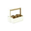 Chariot décoratif en bois Nicola - Blanc-17561584
