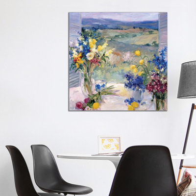 Tuscany Floral by Allayn Stevens - Painting on Canvas
