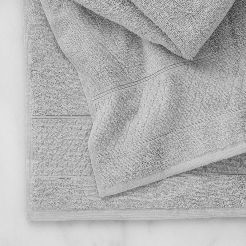 Annaleice 100% Cotton Towel Set, Gray