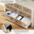 Cevat Rattan 7-Drawers Dresser，Thickened Curved Profile Design-1923941820