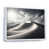White Floater Framed