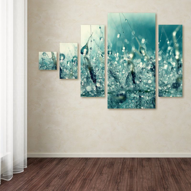 « under the sea », ensemble de 5 photos sur toiles tendues