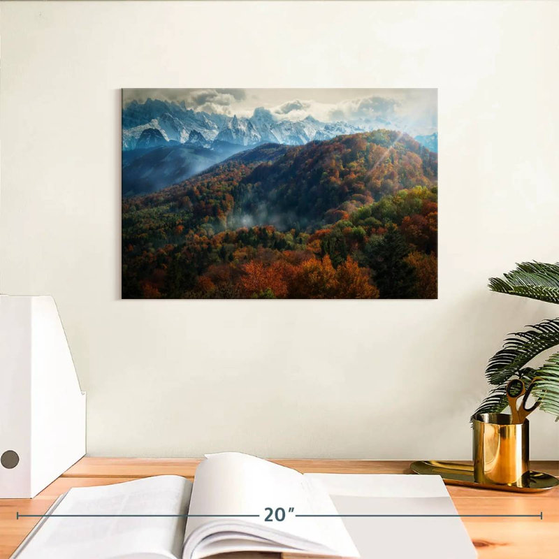 Alvord, automne dans les Alpes, H 8 po x l 12 po