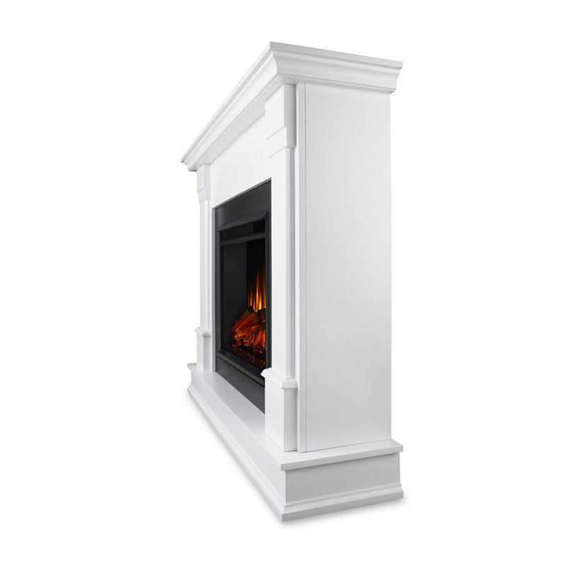 Silverton 48" Electric Fireplace by Real Flame, White