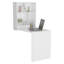 Kaplar 33" Wide  X  23" Deep Folding Table With Four Shelves