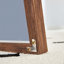 Miroir pleine longueur à cadre en bois massif de quatrième génération, idéal pour les chambres à coucher, les vestibules et les magasins de vêtements, facile à installer, 71 po