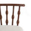 Tabouret de bar d'intérieur en bois, finition noyer avec revêtement beige, ensemble de 2-462383112