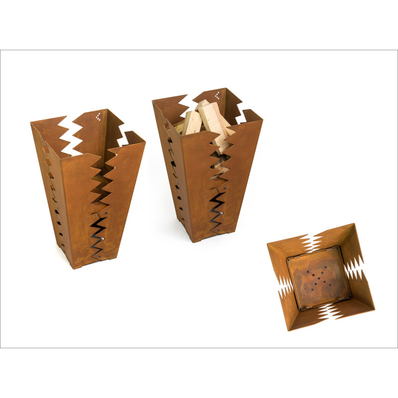 Flash Steel Smokeless Fire Column