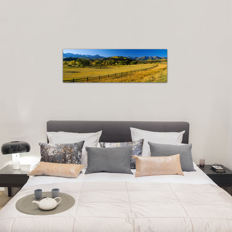 «Panoramic Trees in a Field, Colorado», reproduction de photo sur toile tendue, H 20 po x l 60 po x P 1,5 po, Toile tendue