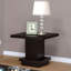 Square Pedestal End Table