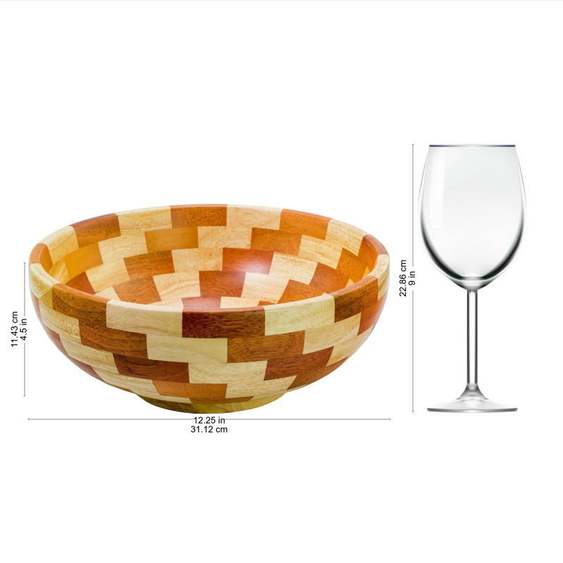 Foundry Select Wood Serving Bowl