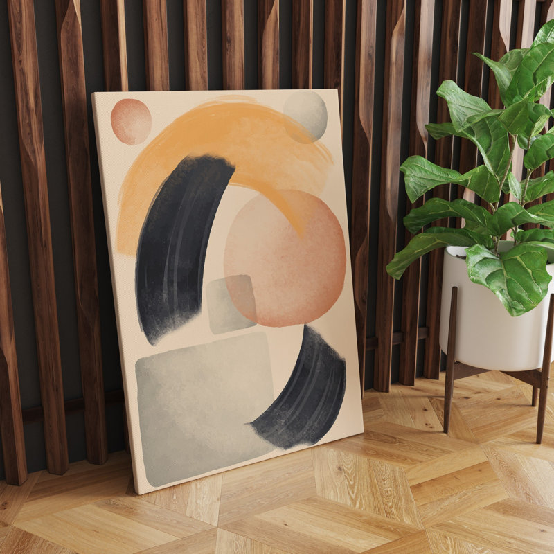 Superbe peinture décorative sur toile, 27,6 po x 39,4 po | 100% toile avec cadre 100% bois (0,8 x 1,2 po d'épaisseur) | Parfait pour le salon, la chambre à coucher ou le bureau - une œuvre d'art accrocheuse pour tout espace