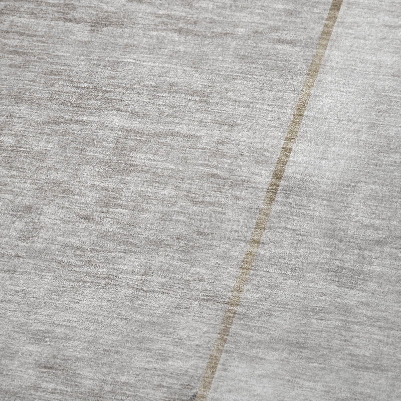 Jeté art déco Addison Sherpa ASB717, Taupe