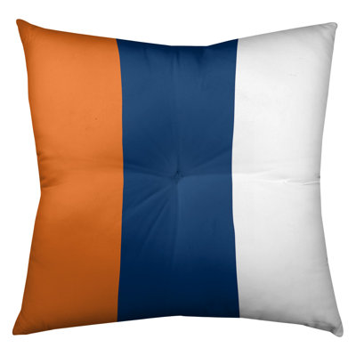 Striped Reversible Throw Pillow